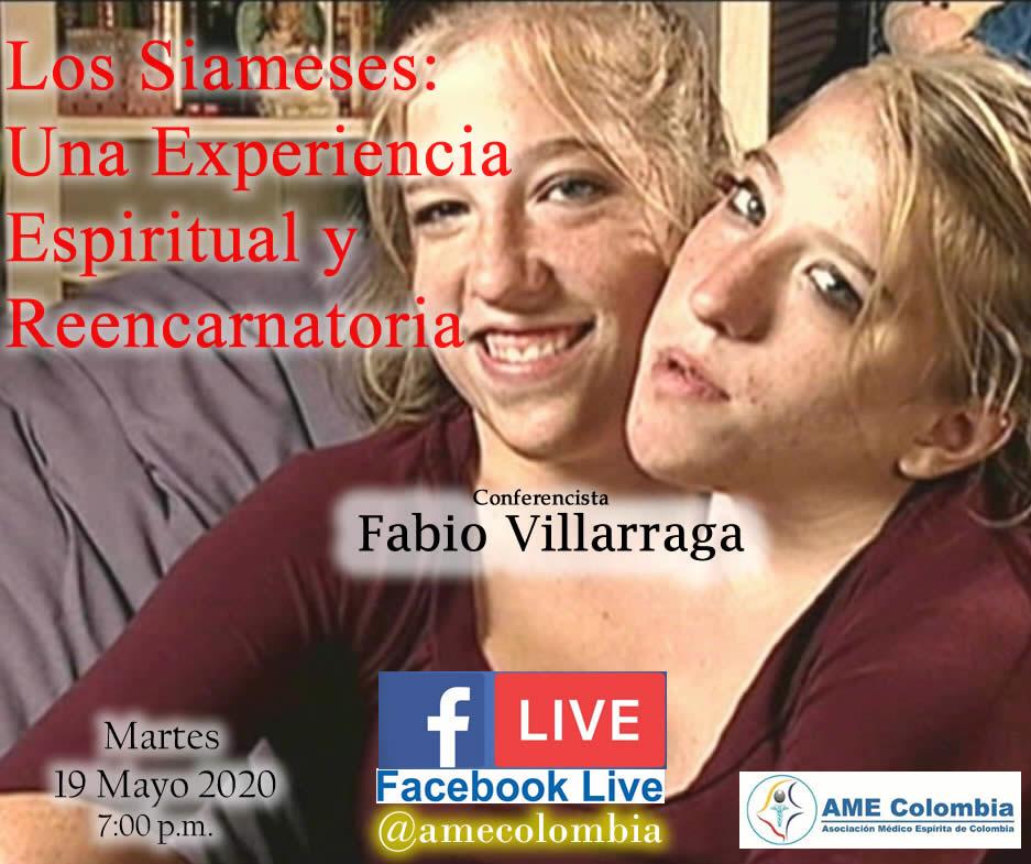 video de la conferencia Los Siameses: una experiencia Espiritual y Reencarnatoria